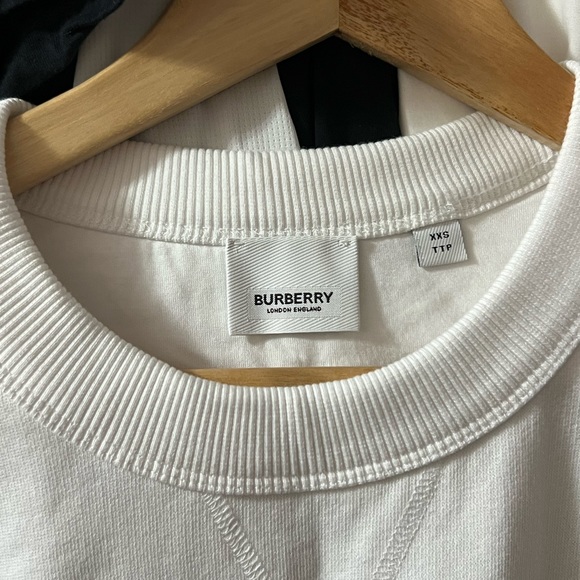 Burberry Vintage Check Panel Cotton Oversized
Sweatshirt - Picture 6 of 10